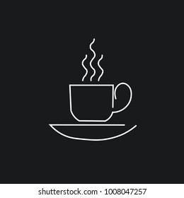 coffee cup outline icon