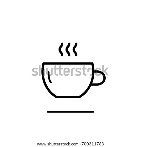 coffee cup outline icon