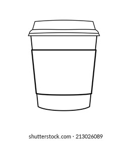  Coffee Cup Outline Vector