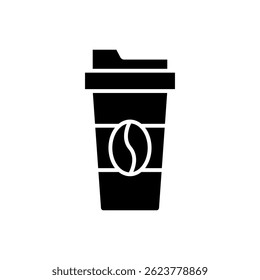 coffee cup paper icon vector trendy