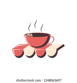 coffee cup with parasol