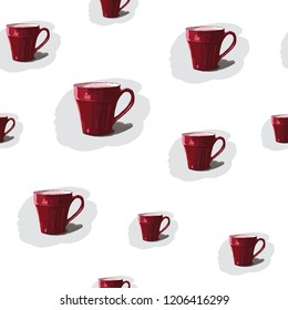 Coffee cup pattern