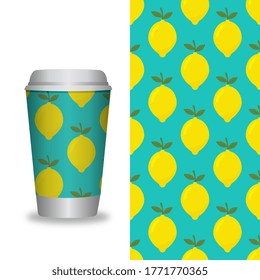 Coffee Cup With Patterns Template