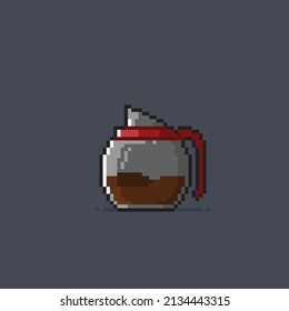 coffee cup in pixel style