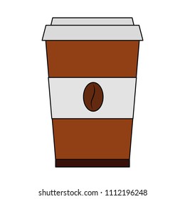 coffee cup in plastic container