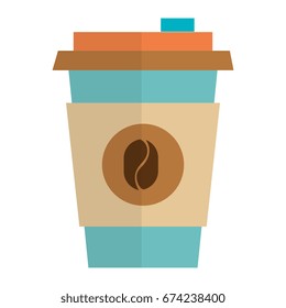 coffee cup plastic isolated icon