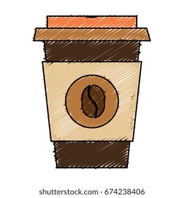 coffee cup plastic isolated icon
