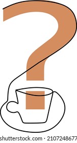 Café y el signo de interrogación. ¿Qué tal un café? Invitación a un taller de café