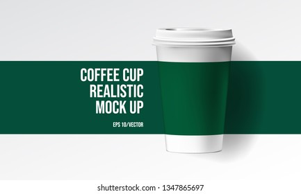 Coffee Cup Realistic Mockup