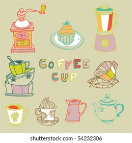 coffee cup set