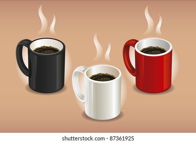 coffee cup set