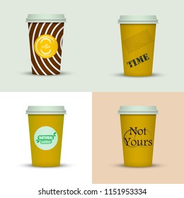 Coffee cup set collection