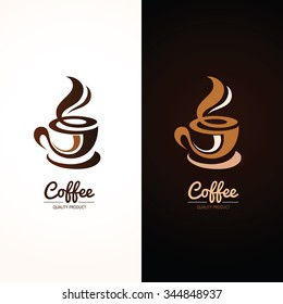 coffee cup set , vector illustration