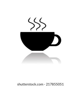 coffee cup  with shadow