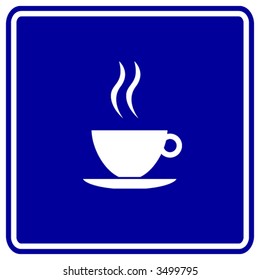coffee cup sign