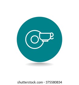 Coffee cup sign icon