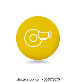 Coffee cup sign icon