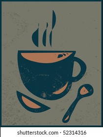 Coffee cup silhouette