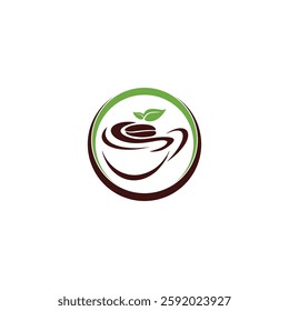 Coffee cup  silhouette icon, tea cup logo, symbols vector illustration 