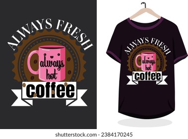 coffee cup silhouette with lettering....