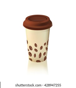 Coffee cup with silicone cover
