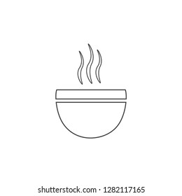 Coffee cup simple flat icon