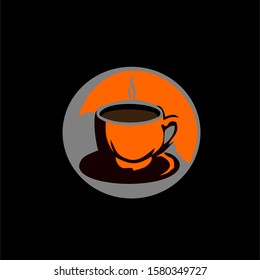 coffee cup simple logo template