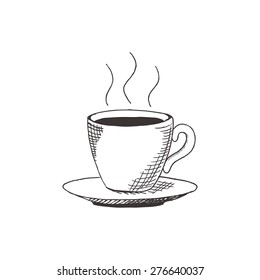 Coffee cup sketch