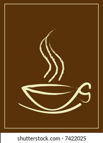coffee cup and smoke
