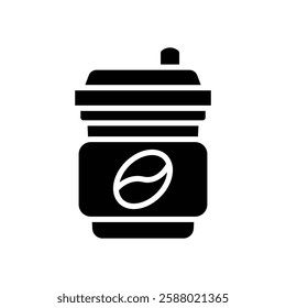 coffee cup soldi icon. vector icon for your website, mobile, presentation, and logo design.