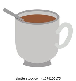 coffee cup with spoon