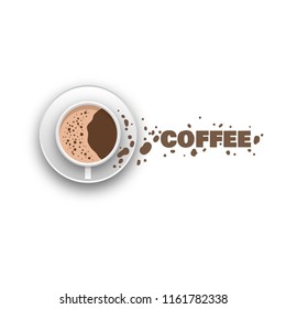 Coffee cup and spray