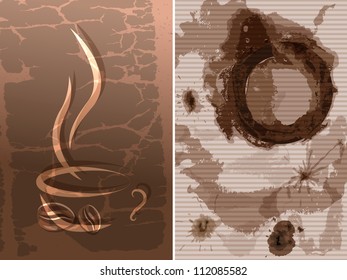 Coffee cup stain