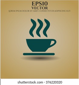 Símbolo de la copa de café