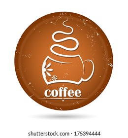 coffee cup symbol for business, vector