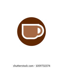 coffee cup symbol. icon of cafe. logo vector eps 10.