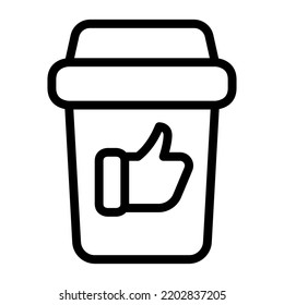 coffee cup symbol icon vector illustration