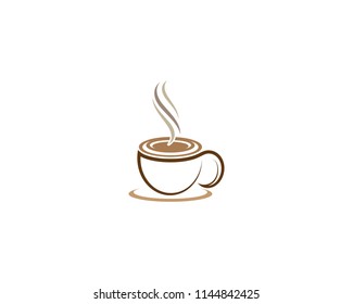Coffee cup symbol illustration