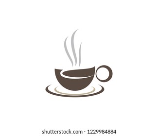 Coffee cup symbol illustration