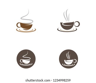 Coffee cup symbol illustration