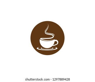 Coffee cup symbol illustration