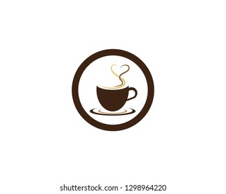 Coffee cup symbol illustration