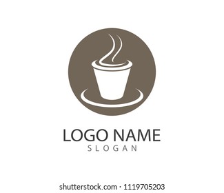 Coffee cup symbol illustration design