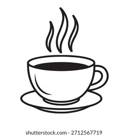 Coffee Cup Symbol Silhouette Vector File
