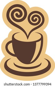 Coffee cup symbol. Vector