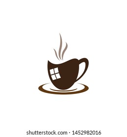 Coffee cup symbol vector icon