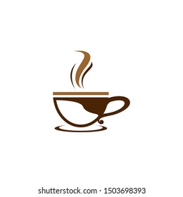 Coffee cup symbol vector icon