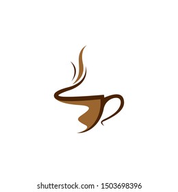 Coffee cup symbol vector icon