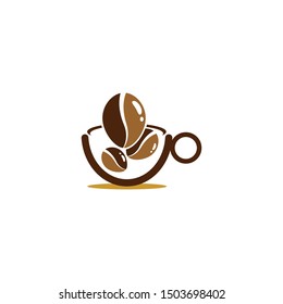 Coffee cup symbol vector icon