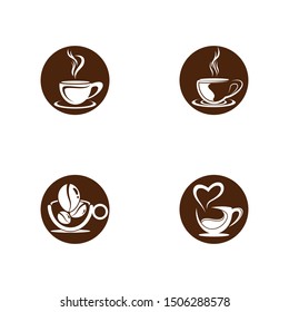 Coffee cup symbol vector icon illustration